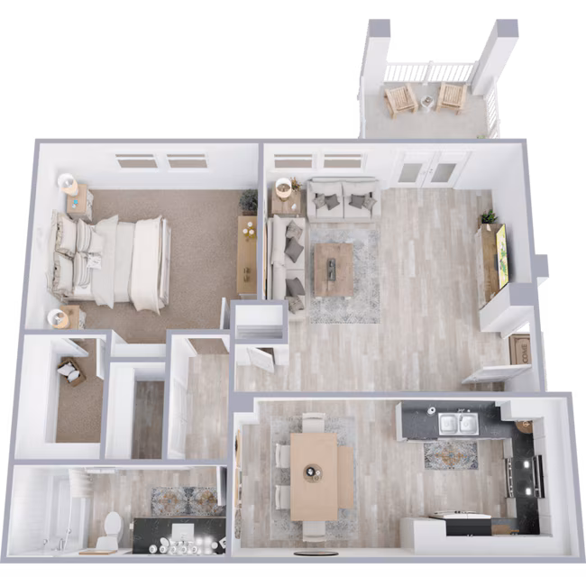 Unit A36 floor plan